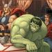 Hulk With Friends Photo Mess